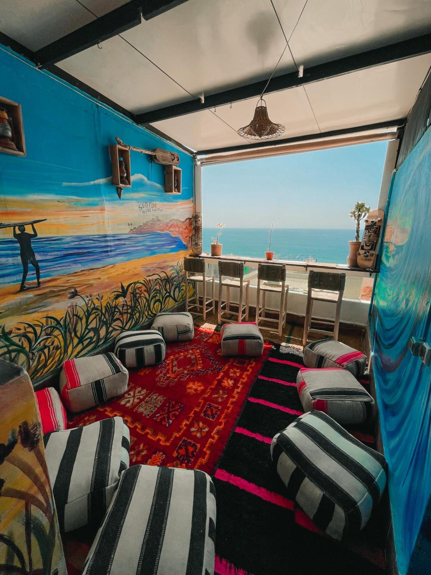 Sunrise Hostel Taghazout Exterior foto